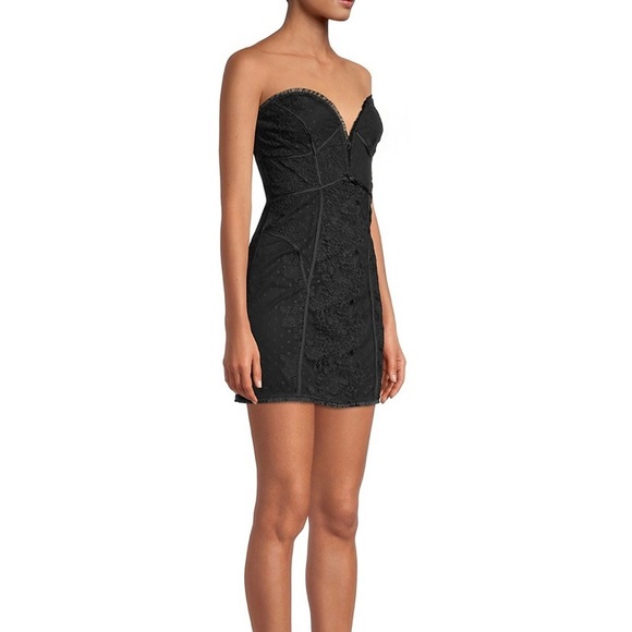 🌿|NWT|For Love & Lemons Azalea Lace Minidress - Picture 3 of 9